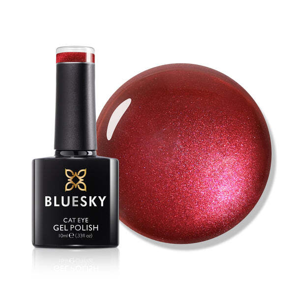 Bluesky cat eye gel polish Ruby Dusk 10ml (British brand)