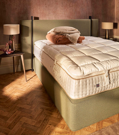 Harrods Vispring Opulence Mattress Topper 150cm x 200cm- Buy online at McGrocer