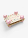 JoJo Maman Bébé wooden flower press 16x16cm - British product