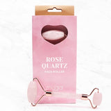 Myga Rose Quartz Facial Roller 15cm, imported from the UK