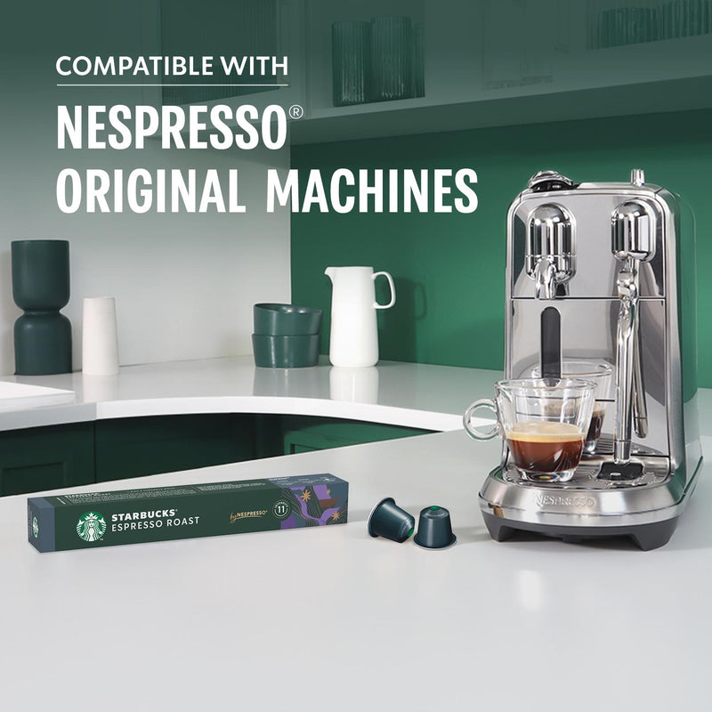 Starbucks Espresso Roast coffee pods x10 for Nespresso (British brand)