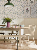 Joules wallpaper sample Cream Robey Cottage Floral, UK version