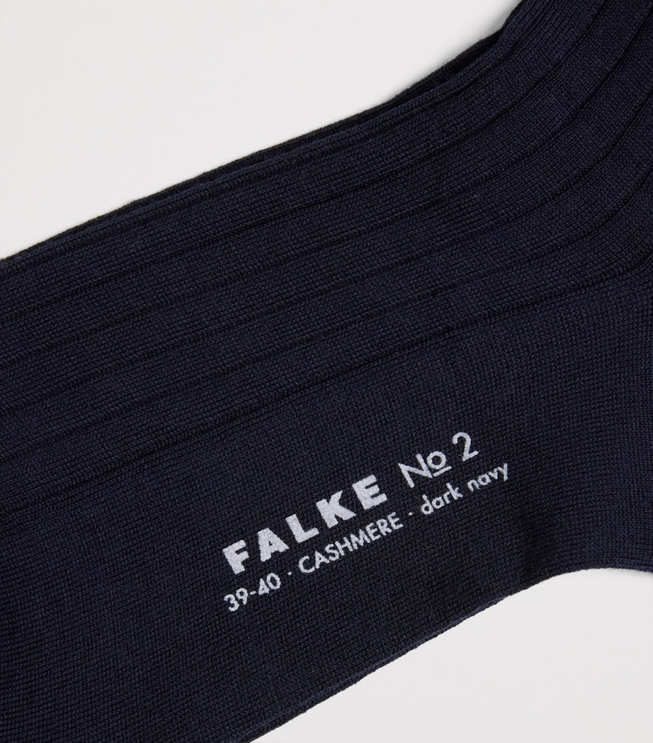 Falke cashmere-blend No.2 long socks (British brand)