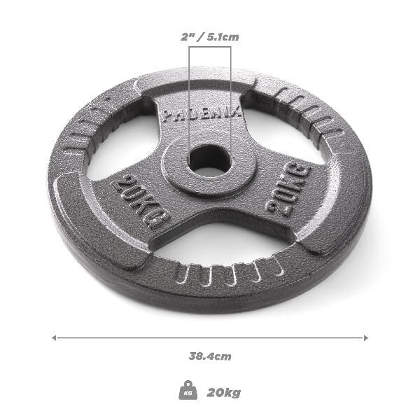 Phoenix Fitness weight plate 20kg (British brand)