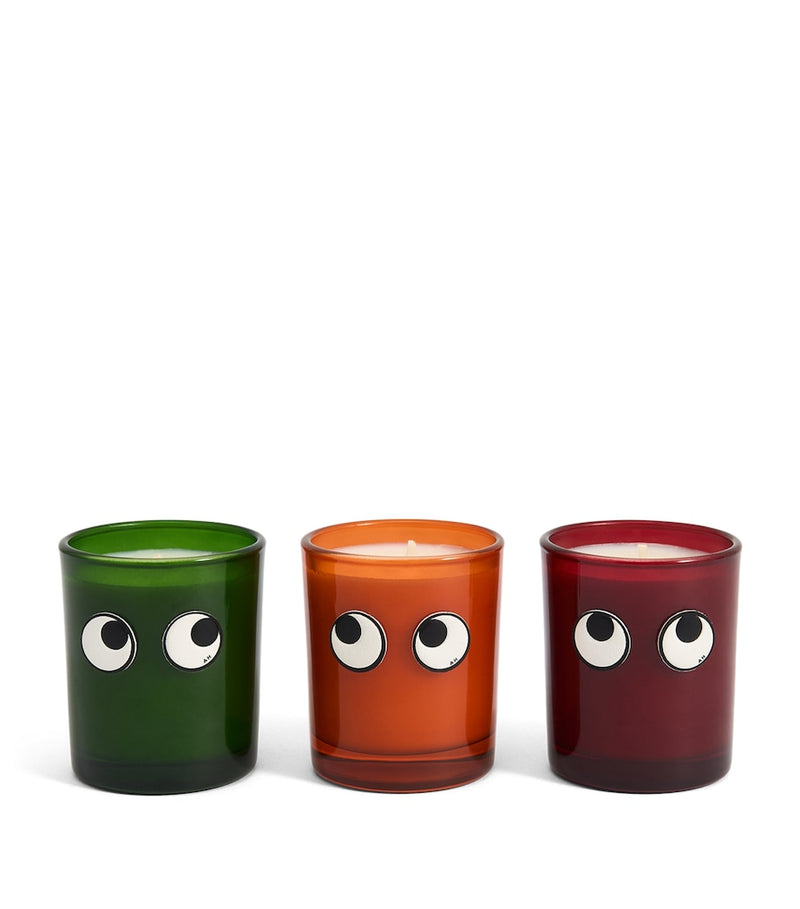 Anya Hindmarch mini scented candles set of three - British product