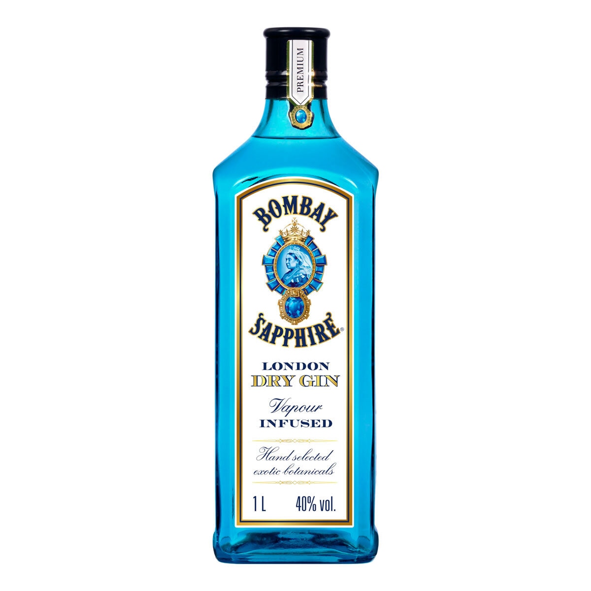 Bombay Sapphire gin 1L - British product