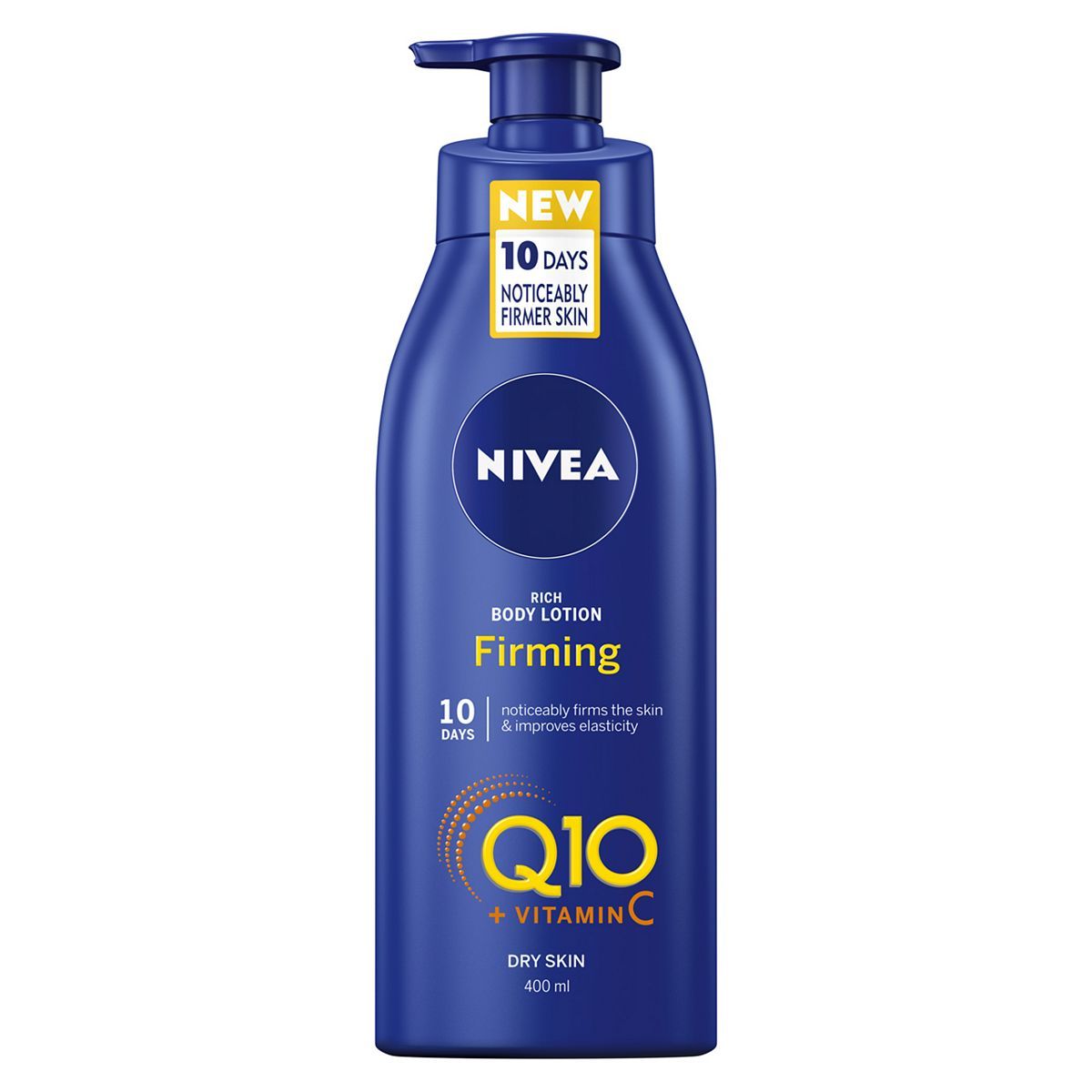 NIVEA Q10 + Vitamin C Firming Body Lotion for Dry Skin, 400ml body cream & moisturisers Boots   