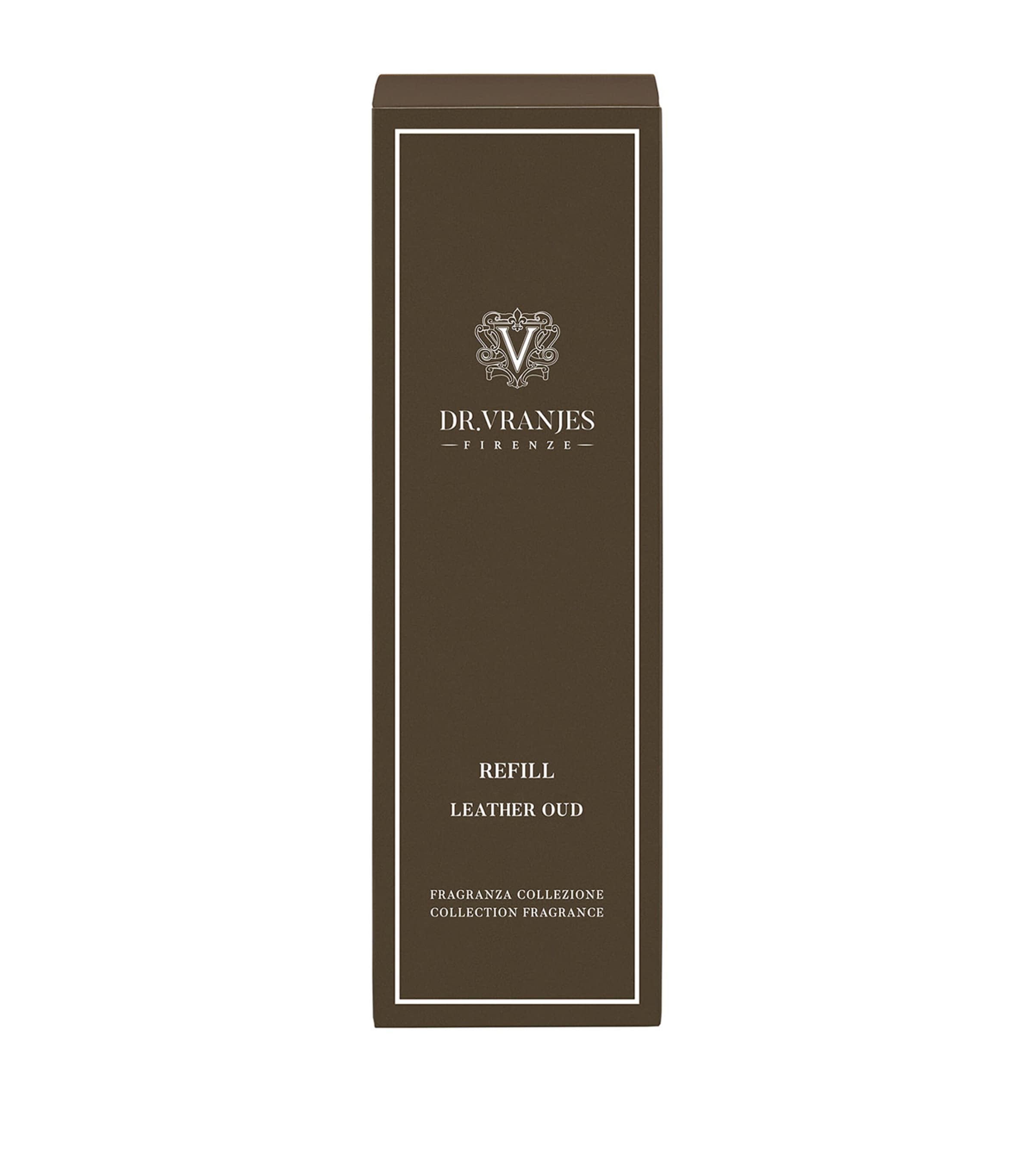 Dr. Vranjes Leather Oud reed diffuser refill 500ml - British product