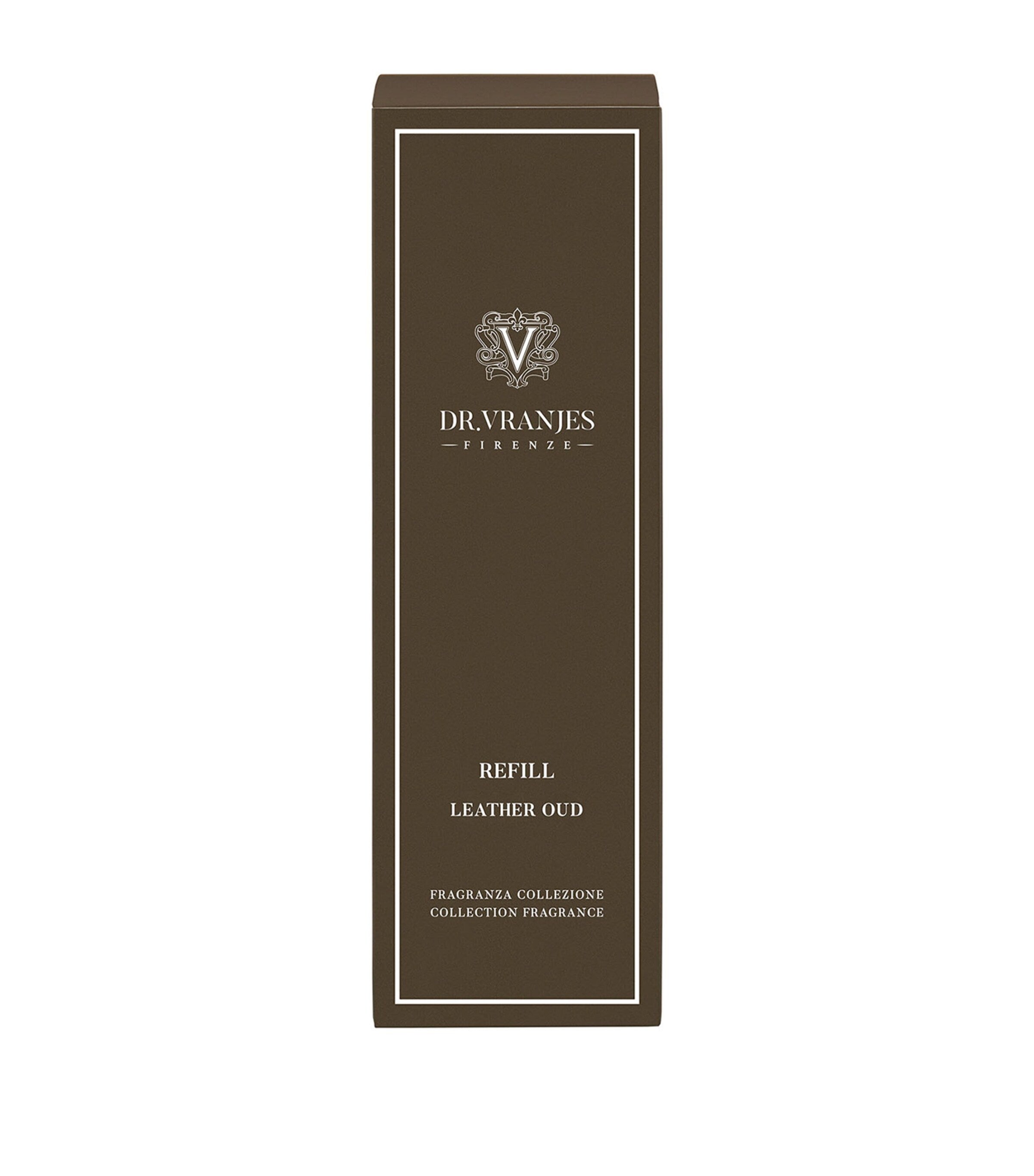 Dr. Vranjes Leather Oud reed diffuser refill 500ml - British product