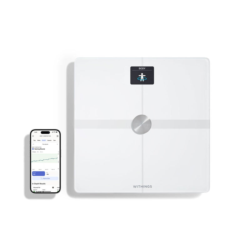 Withings Body Smart Advanced Body Composition Wi-Fi Scale in White