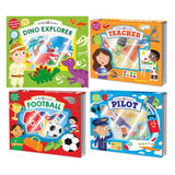 Roger Priddy Let's Pretend play pack board book and cardboard pieces (British brand)