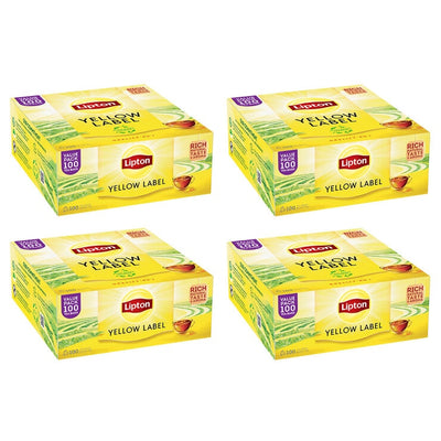 كوستكو يو كيه أكياس شاي ليبتون يلو ليبل 4 × 100 عبوة - اشترِ عبر الإنترنت من McGrocer