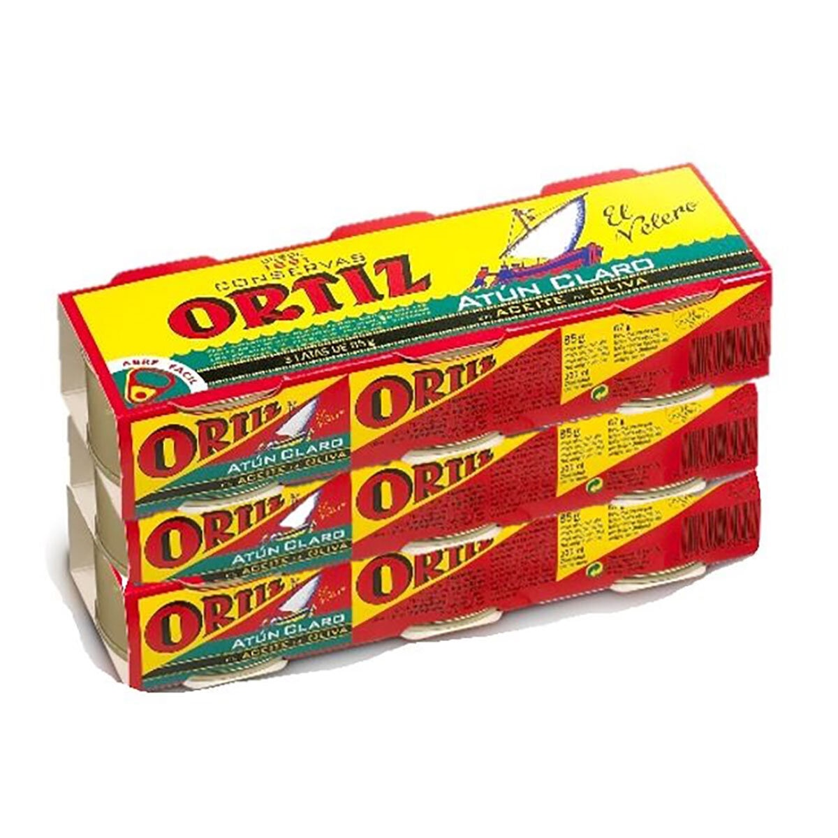 Ortiz Yellowfin Tuna Fillets in Olive Oil, 3 x 3 x 92g GOODS Costco UK