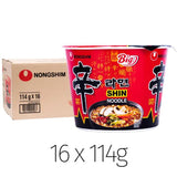 Nongshim Shin Noodle Big Bowl 16 pack - British product