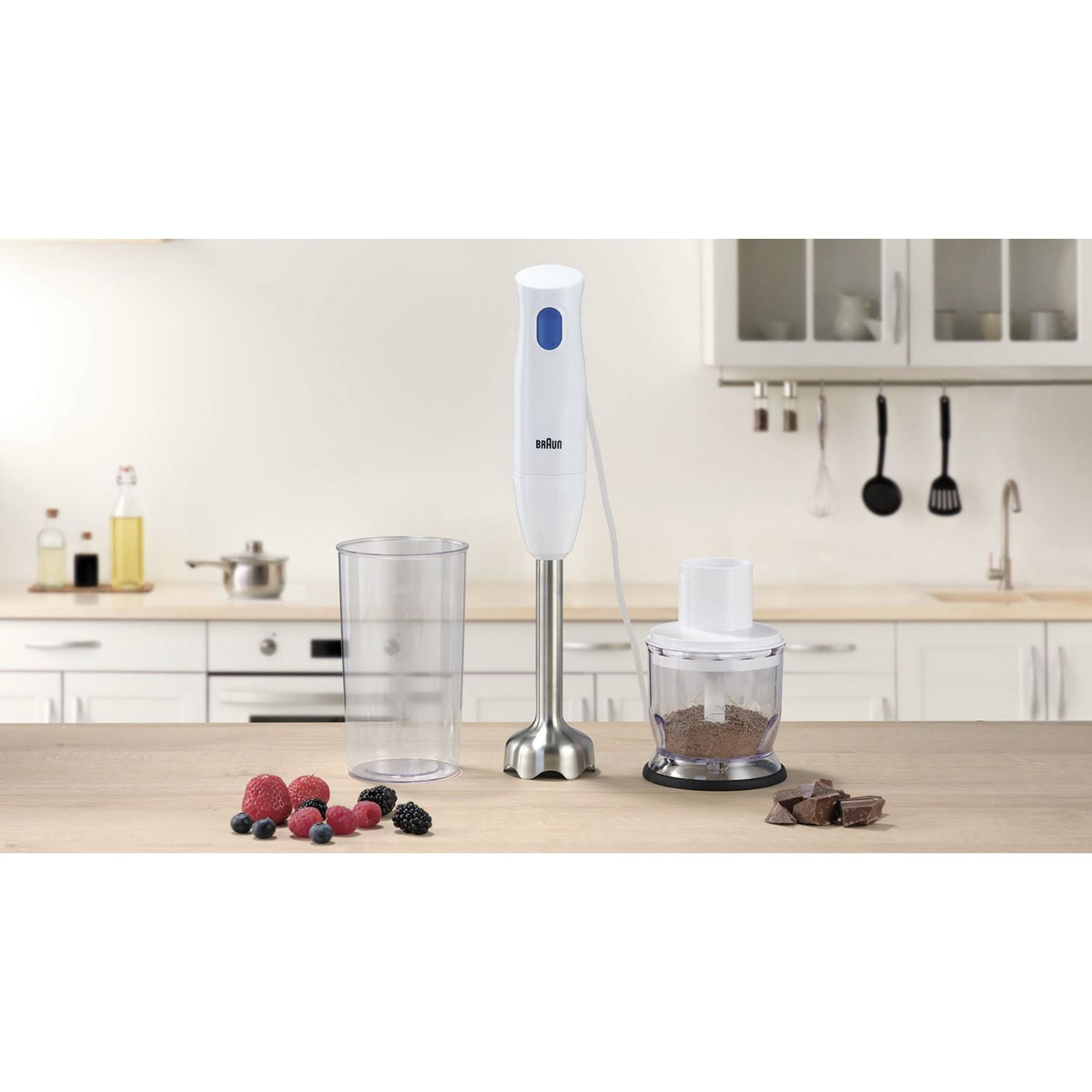 Braun white hand blender 0.62kg (British brand)