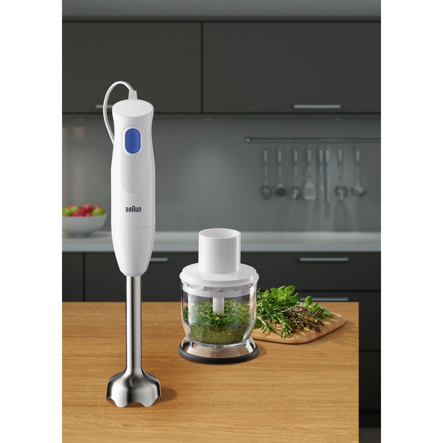 Braun white hand blender 0.62kg (British brand)