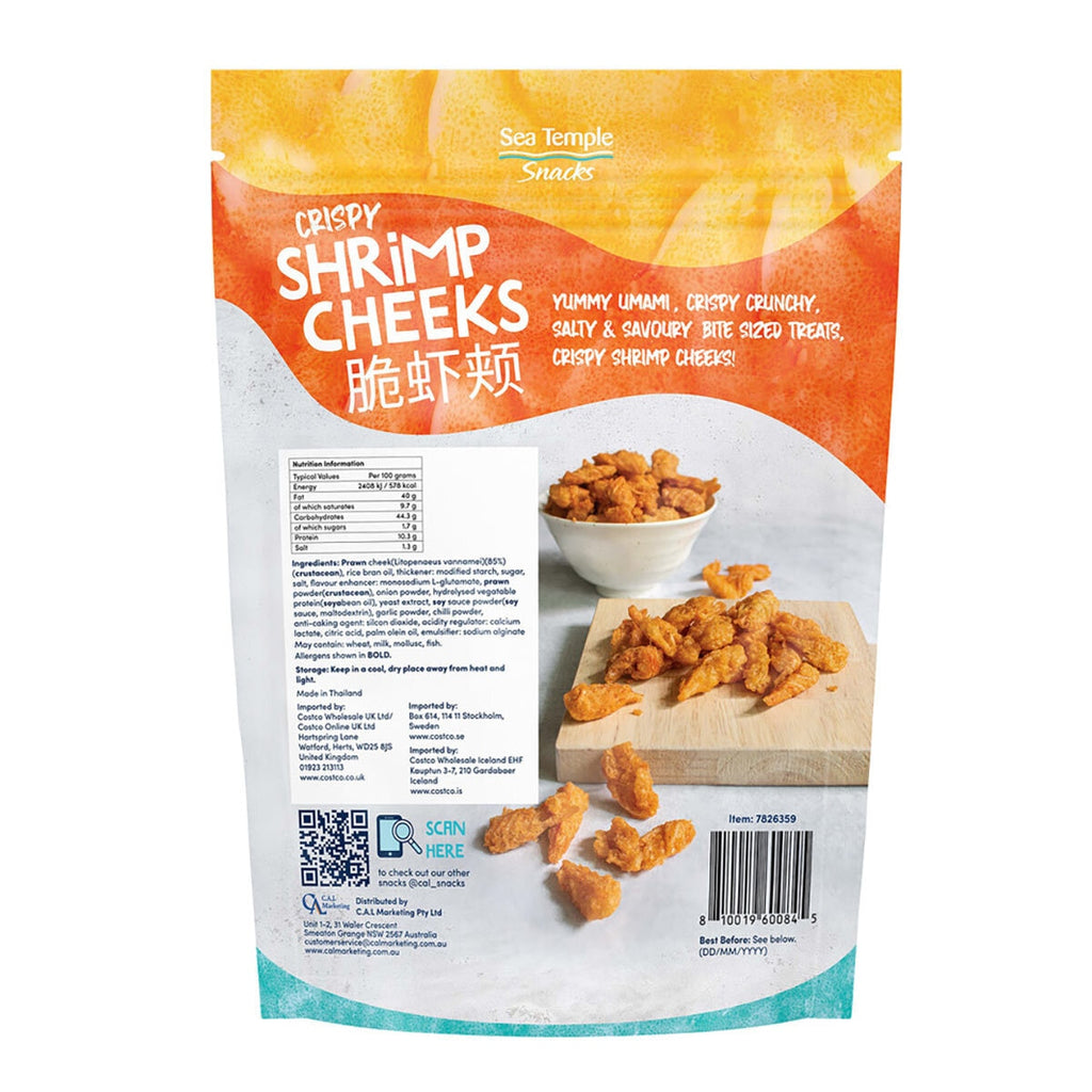 Sea Temple Crispy Shrimp Cheeks, 125g