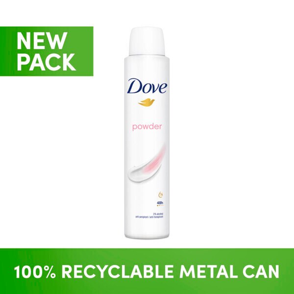 Dove Women Powder Anti-Perspirant Deodorant Spray 200ml GOODS Superdrug   