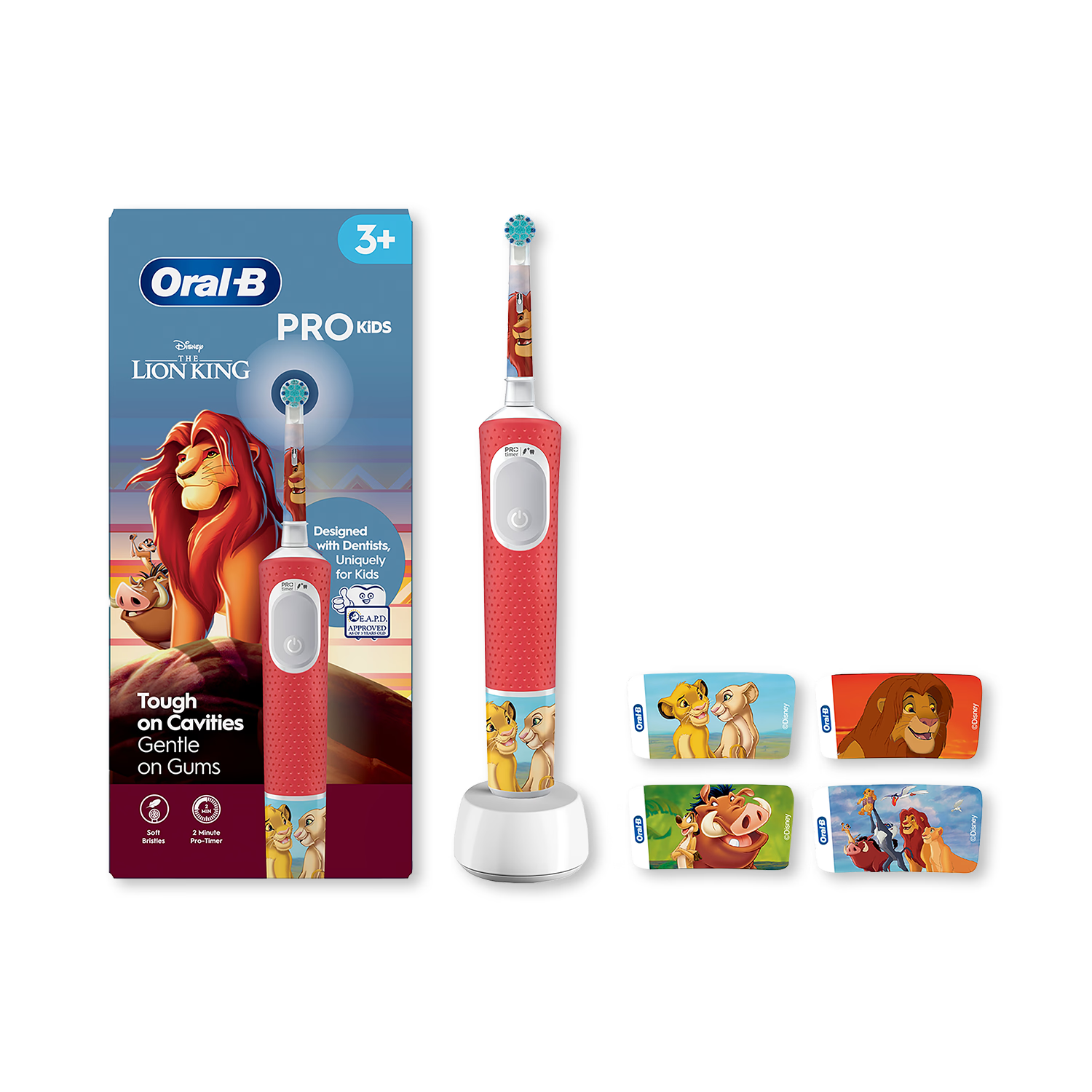 Oral-B Pro Kids Lion King electric toothbrush rechargeable - British product