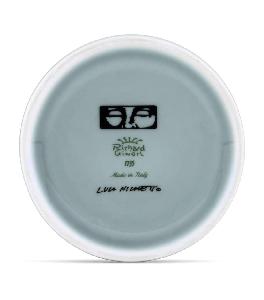 GINORI 1735 Il Letterato porcelain candle holder - British product
