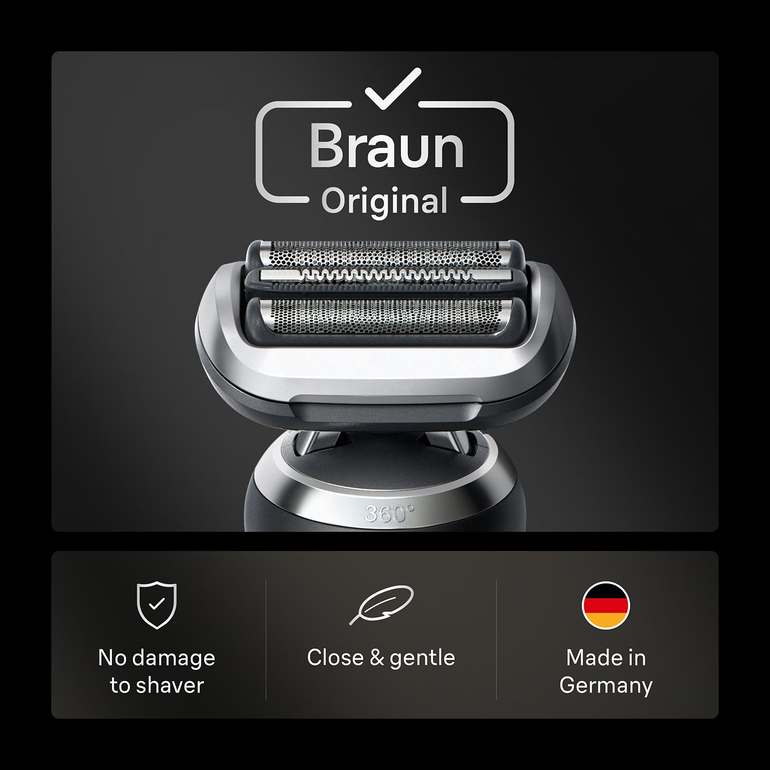Braun Series 7 74S replacement shaver head (British brand)