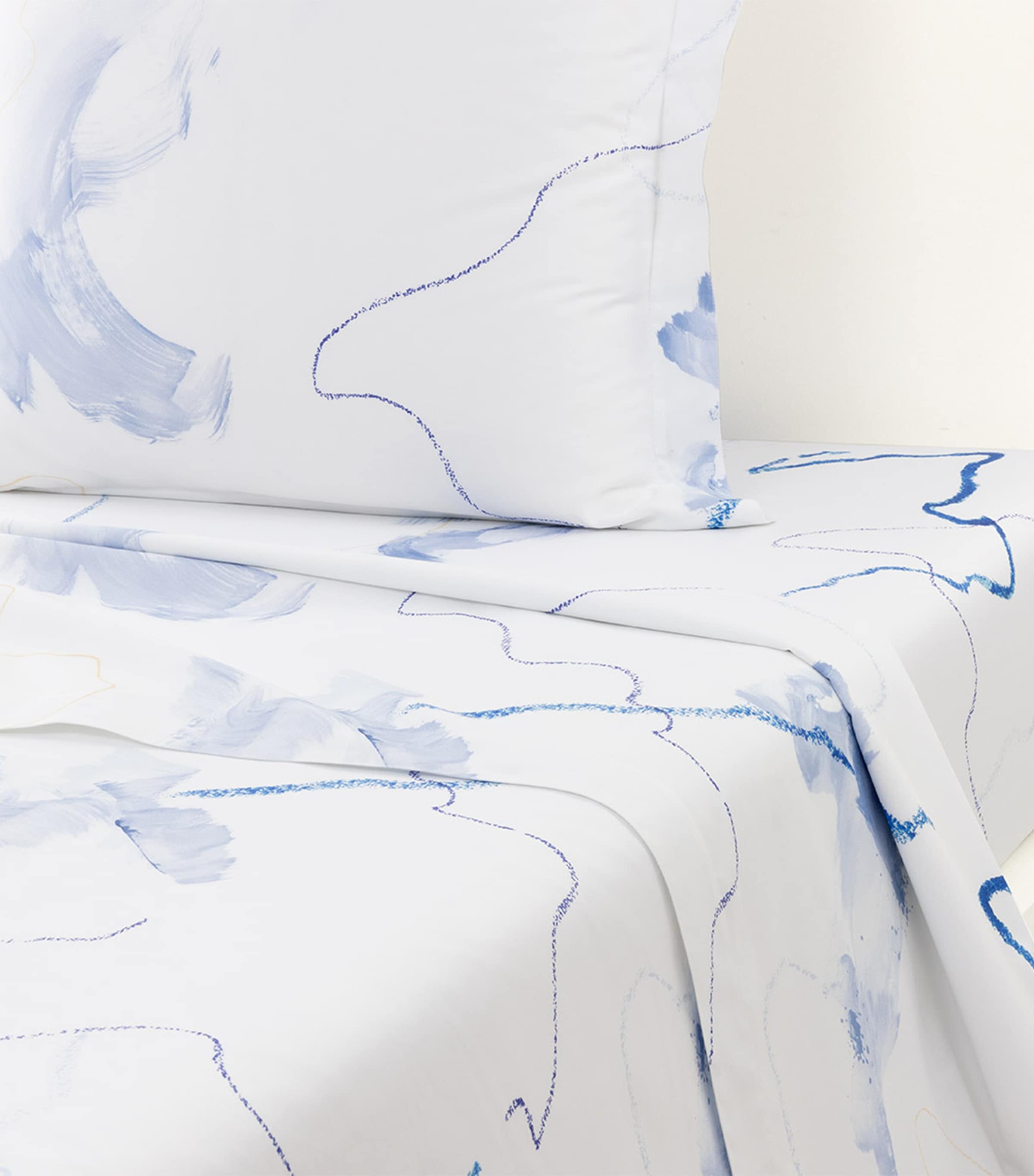 Yves Delorme Couture Ulysse Double Flat Sheet 240cm x 320cm (British brand)