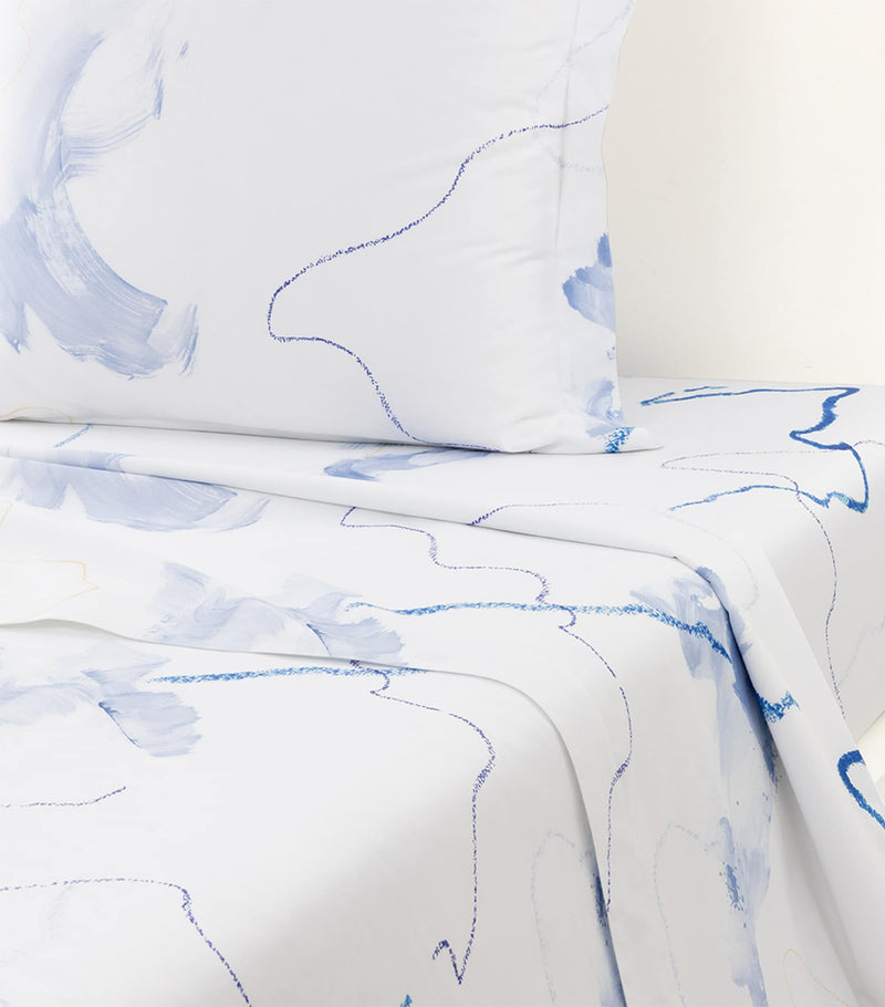 Yves Delorme Couture Ulysse Double Flat Sheet 240cm x 320cm (British brand)