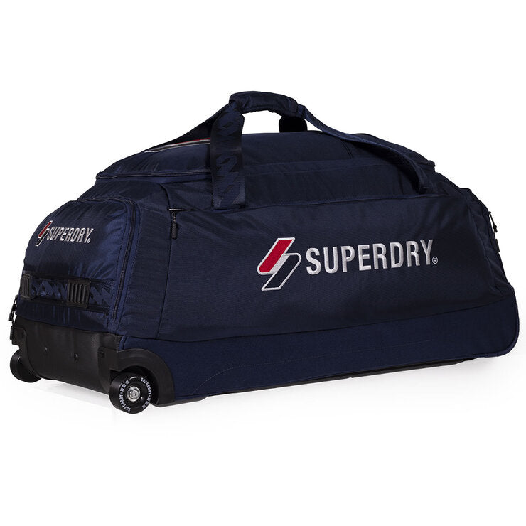 Superdry 30 inch wheeled holdall in recycled poly-nylon, (British brand)