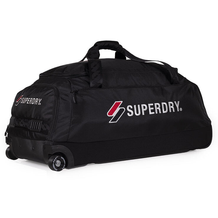 Superdry 30 inch wheeled holdall in recycled poly-nylon, (British brand)