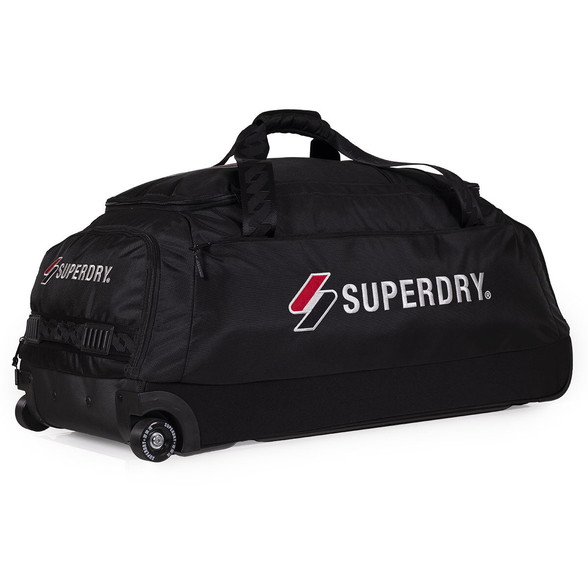 Superdry 30 inch wheeled holdall in recycled poly-nylon, (British brand)