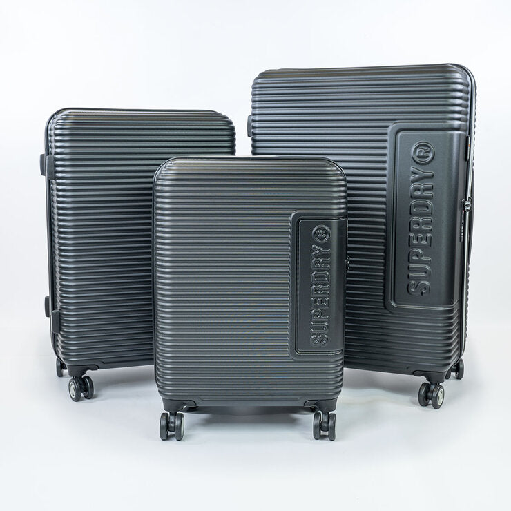 Superdry hardside 3 piece luggage set (British brand)