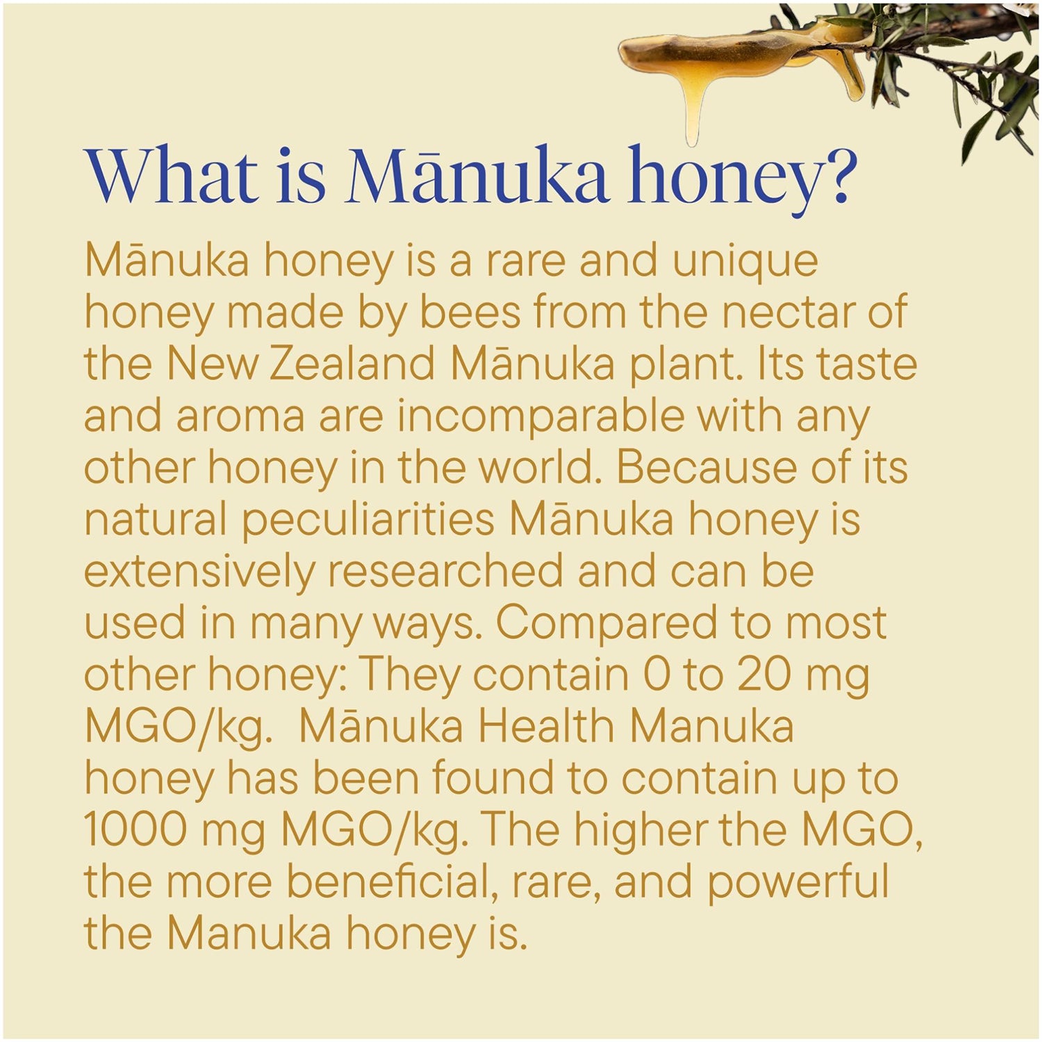 Manuka Health Royal Jelly Manuka Honey MGO 400+ 250g (British brand)