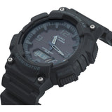 Casio solar watch black resin strap 46.6mm, imported from the UK