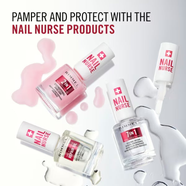 Rimmel Nail Nurse Complete Care 7in1 12ml, imported from the UK