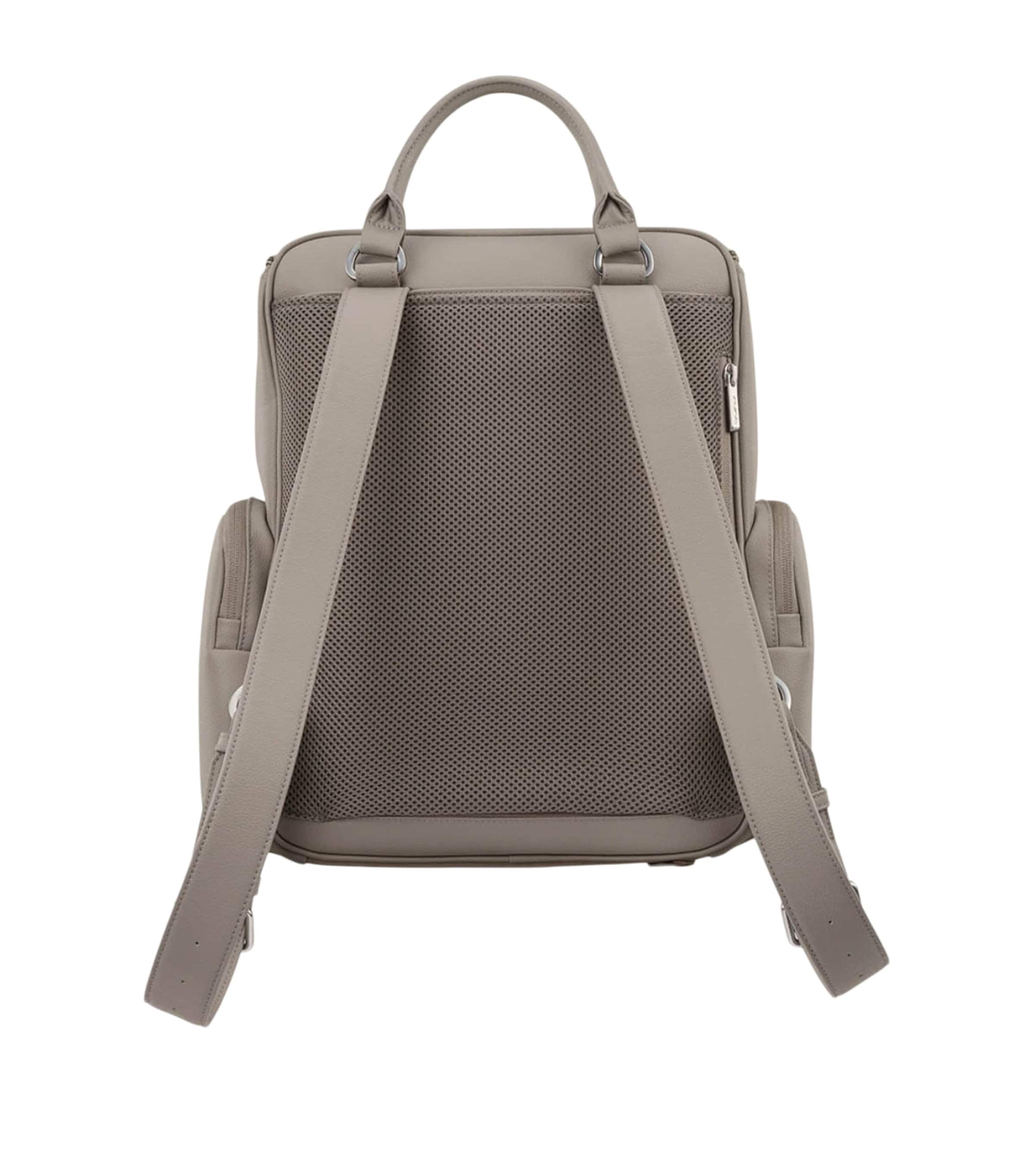 Nuna Essentials changing backpack in faux leather (British brand)