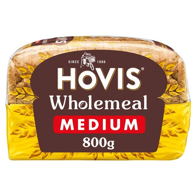 Hovis Tasty Wholemeal Medium Sliced Bread   800g