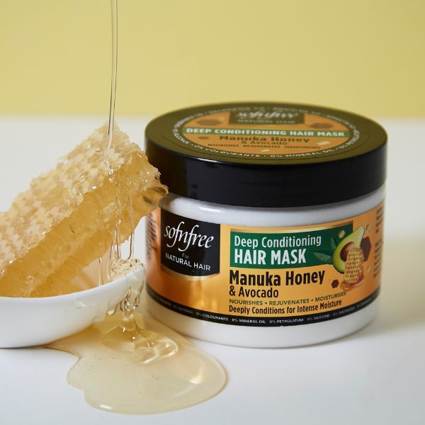 SNF Naturals deep condition hair mask with Manuka Honey and Avocado - British product