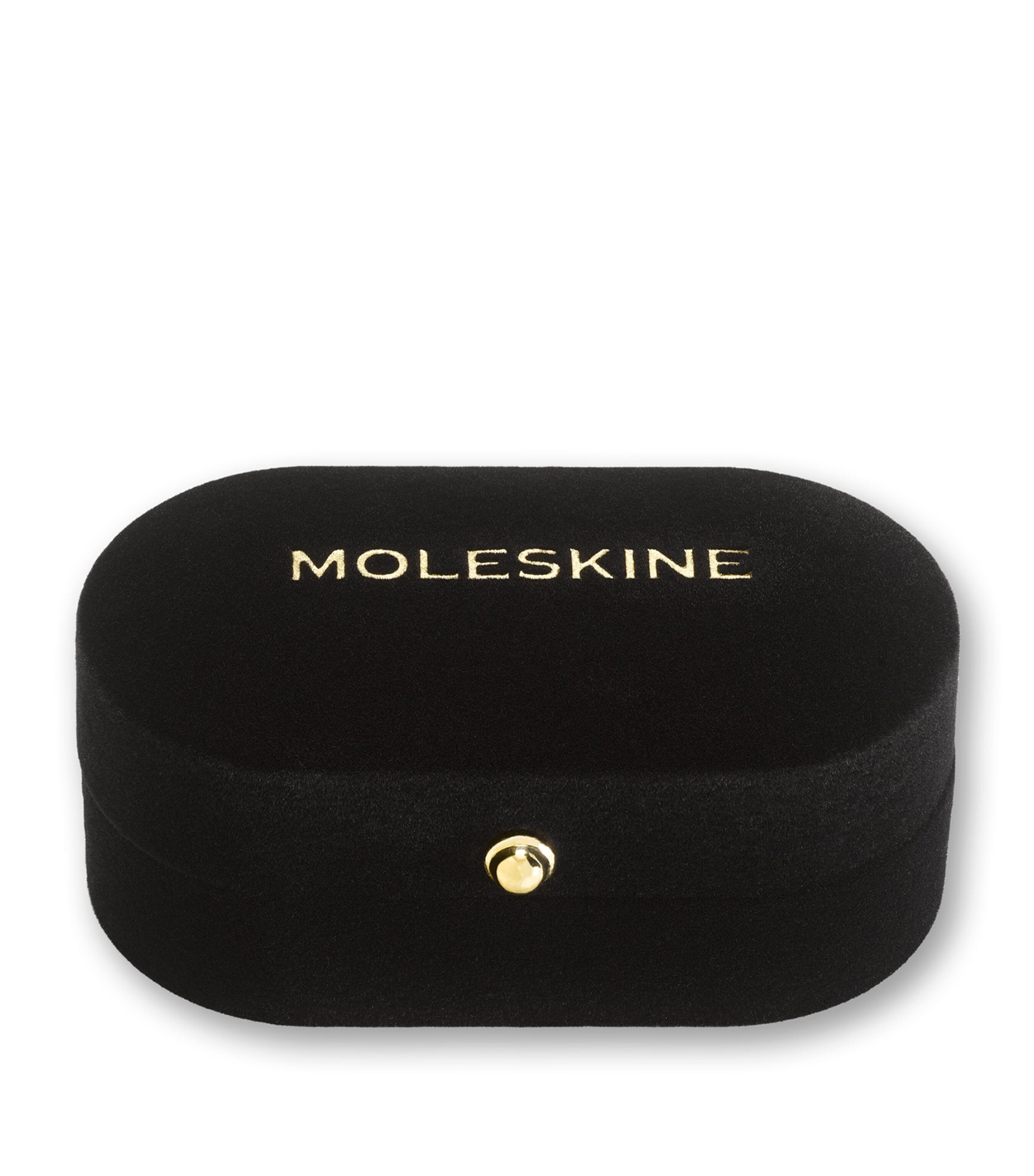 Moleskine gold-plated B notebook charm, imported from the UK