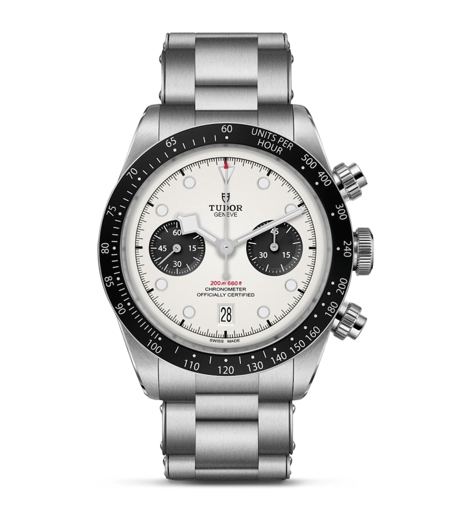 TUDOR Black Bay Chrono stainless steel watch 41mm (British brand)