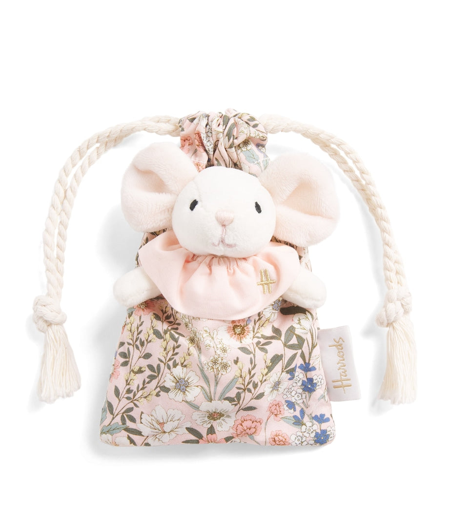 Harrods soft toy mouse in bag, UK version