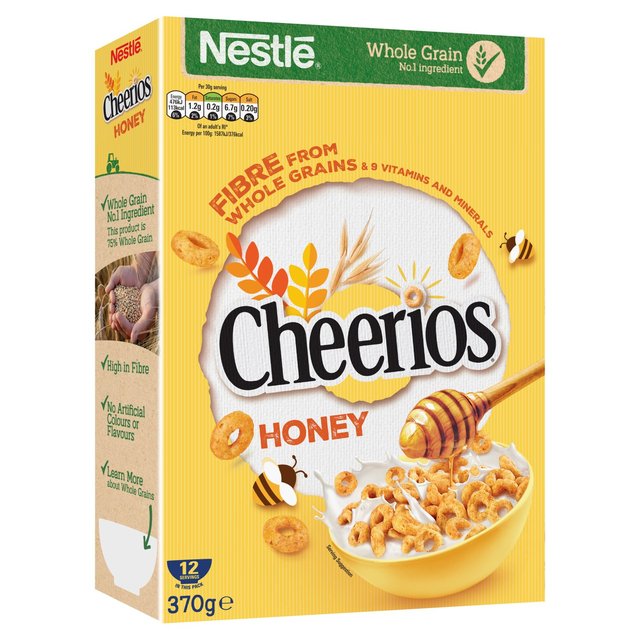 Nestle Cheerios Honey Cereal   370g GOODS M&S   