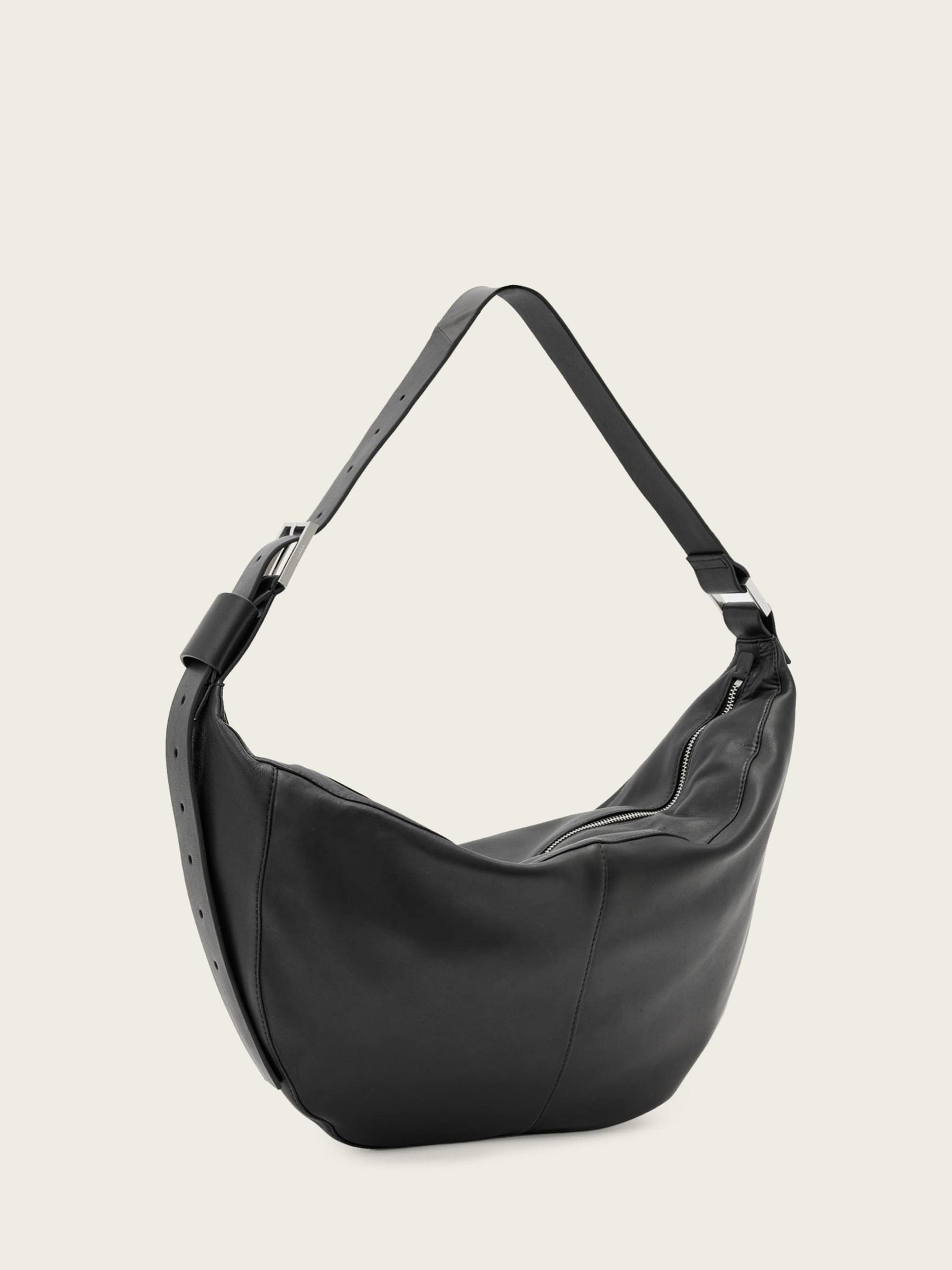 AllSaints Black Luna shoulder bag - British product