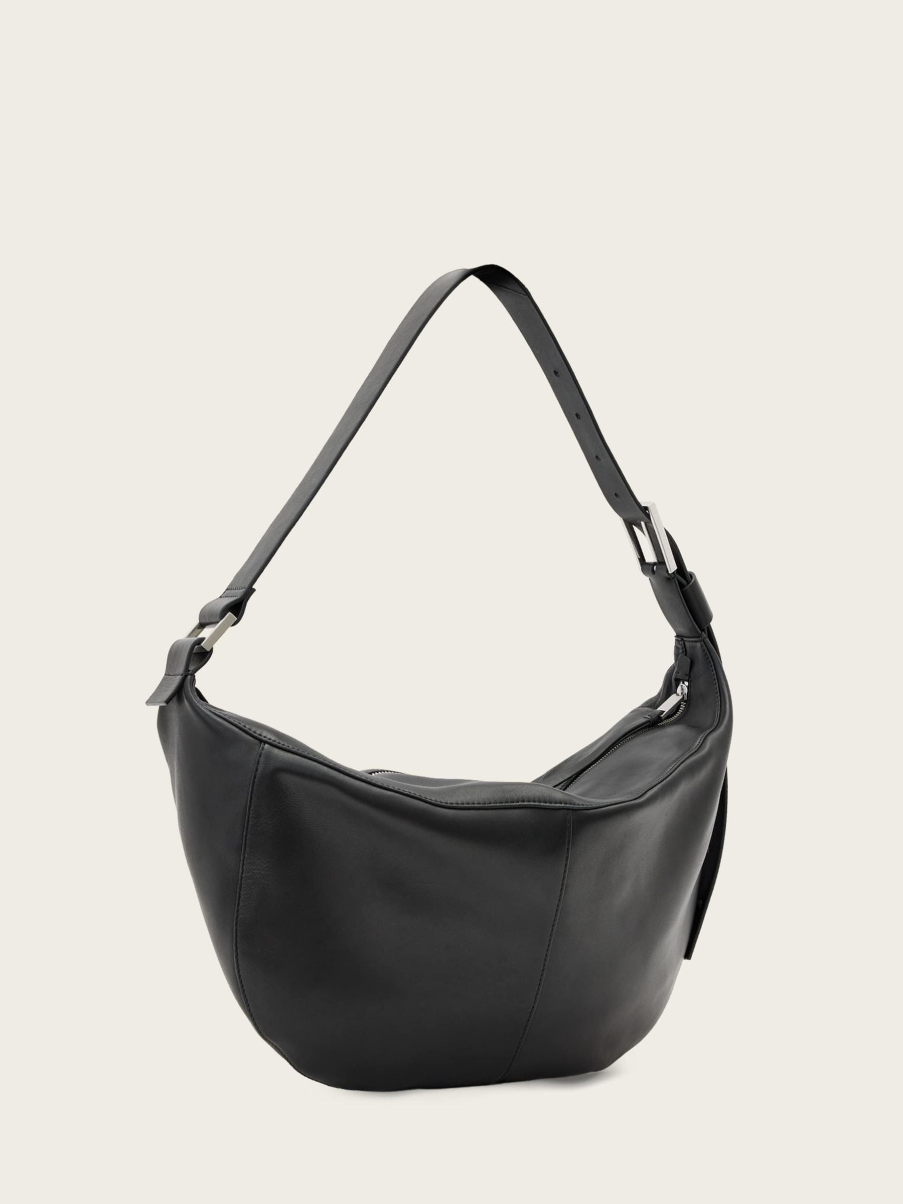 AllSaints Black Luna shoulder bag - British product