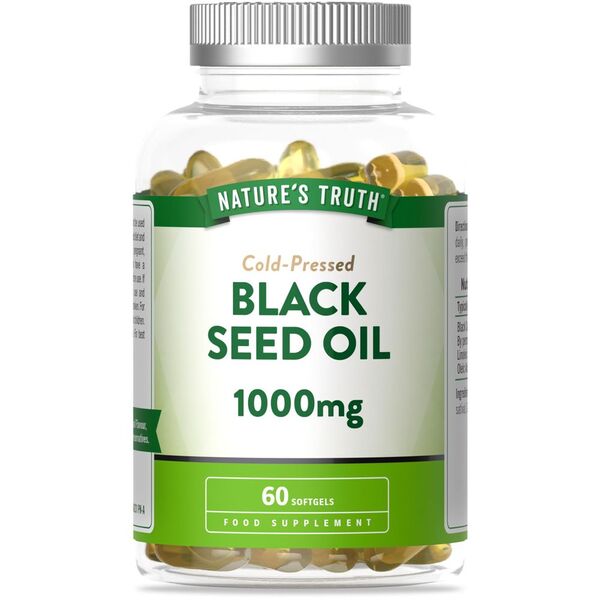 Nature's Truth Black Seed Oil softgels 1000mg - British product
