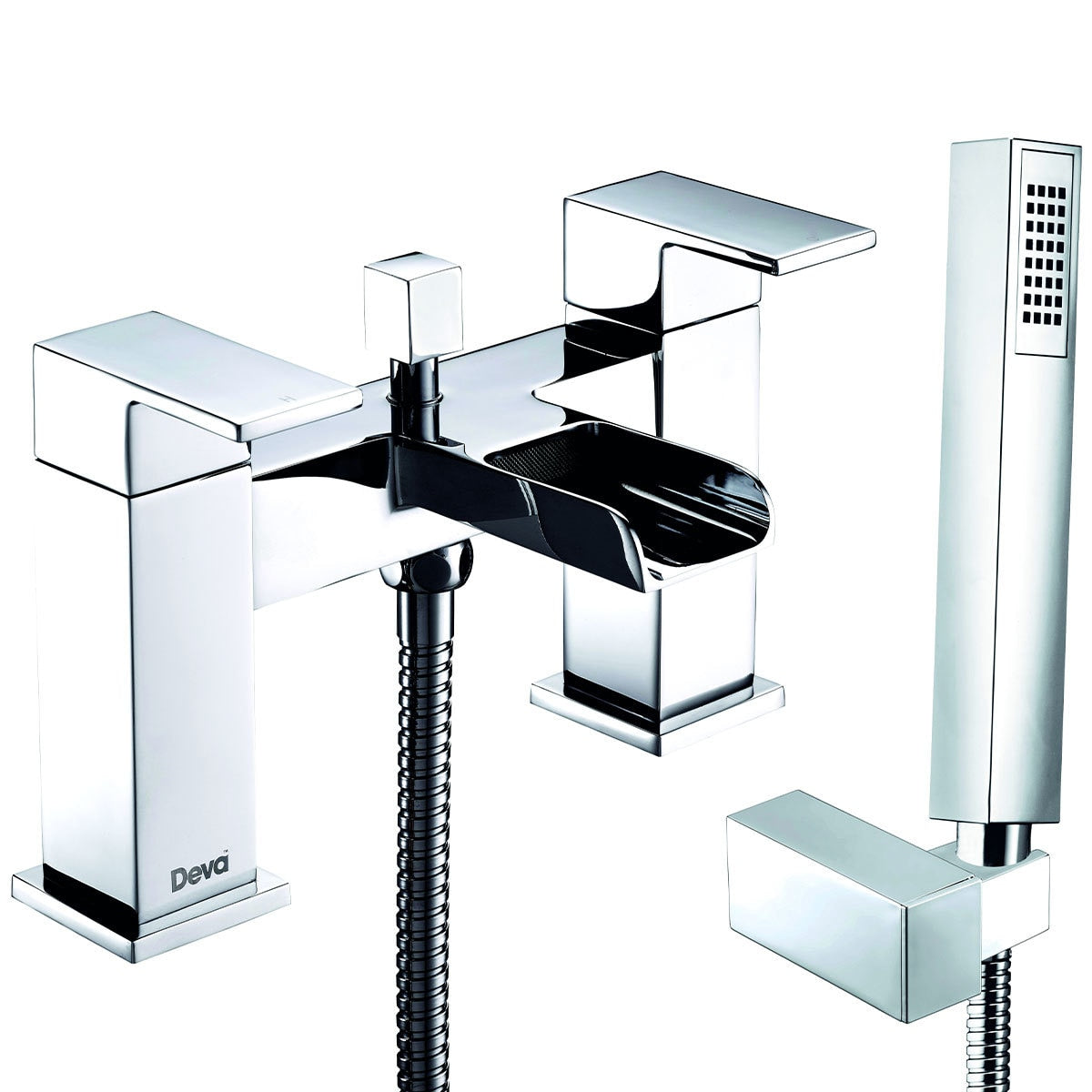 Deva Sparkle deck mounted bath shower mixer chrome - British product