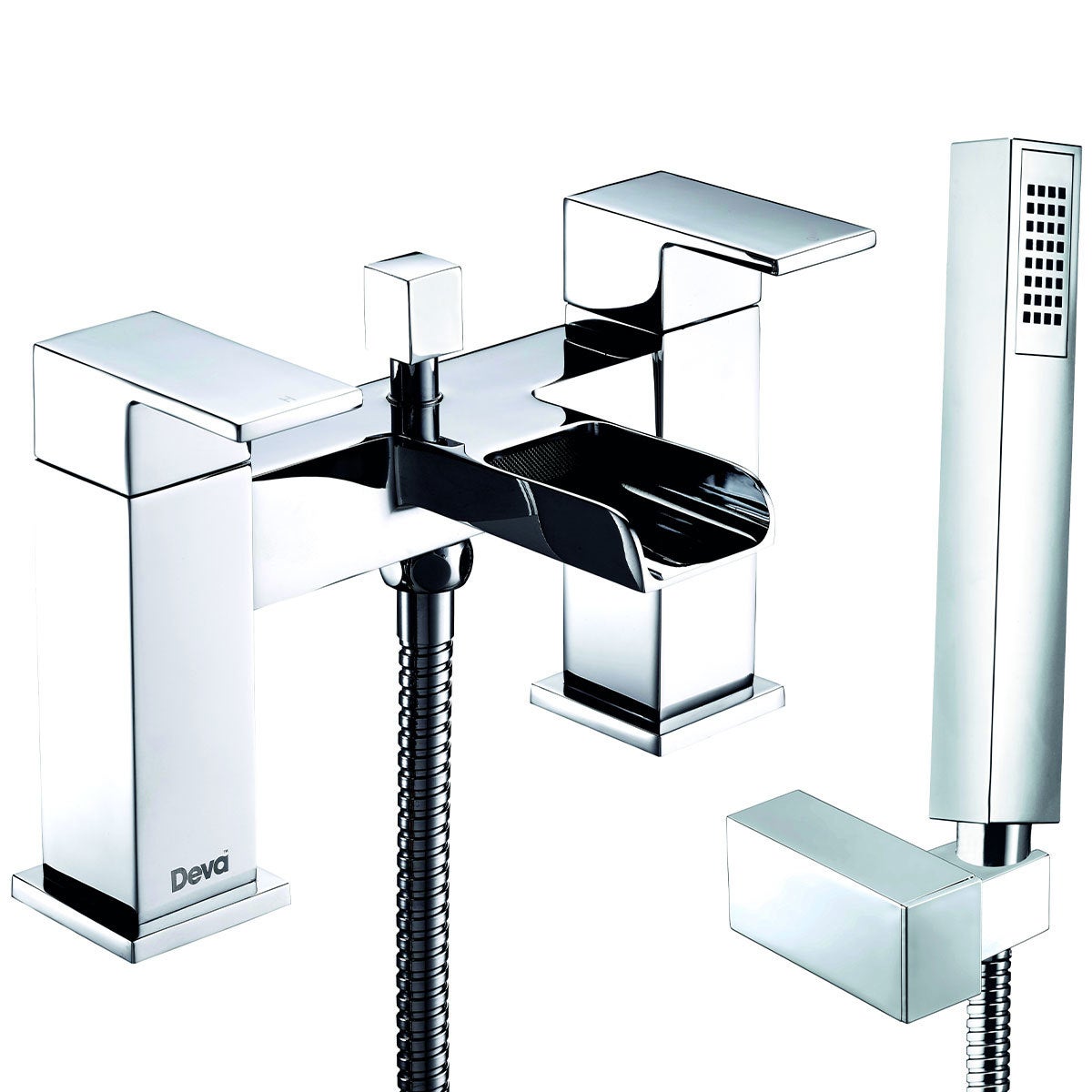 Deva Sparkle deck mounted bath shower mixer chrome - British product
