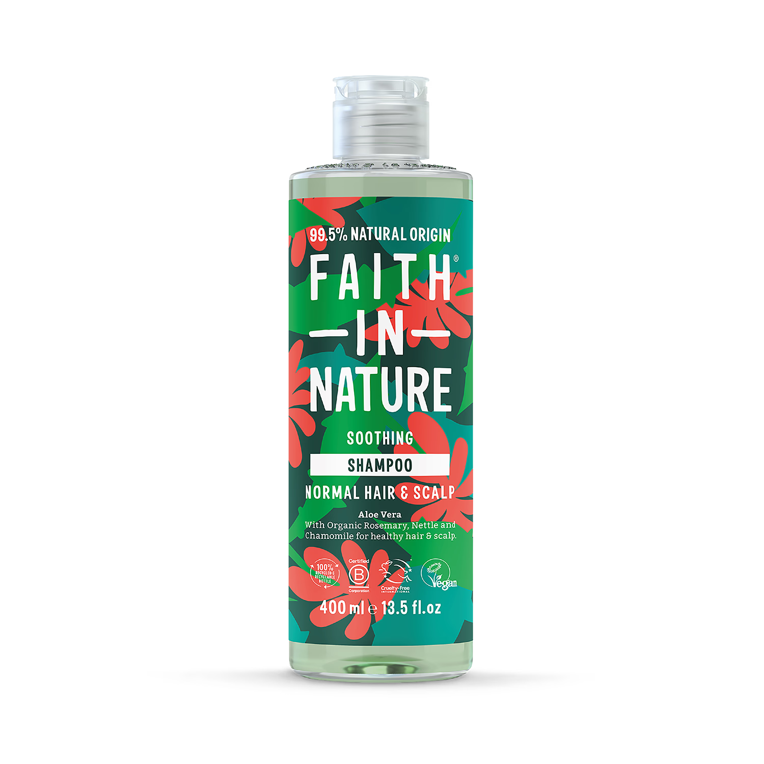 Faith In Nature Aloe Vera Shampoo Normal Hair 400ml - British product