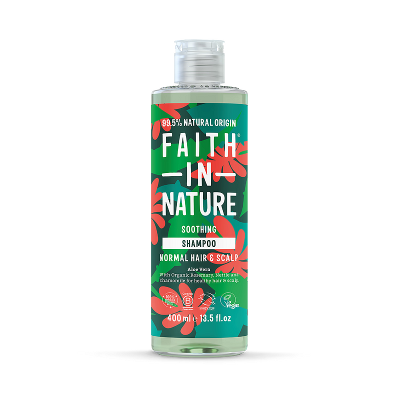 Faith In Nature Aloe Vera Shampoo Normal Hair 400ml - British product