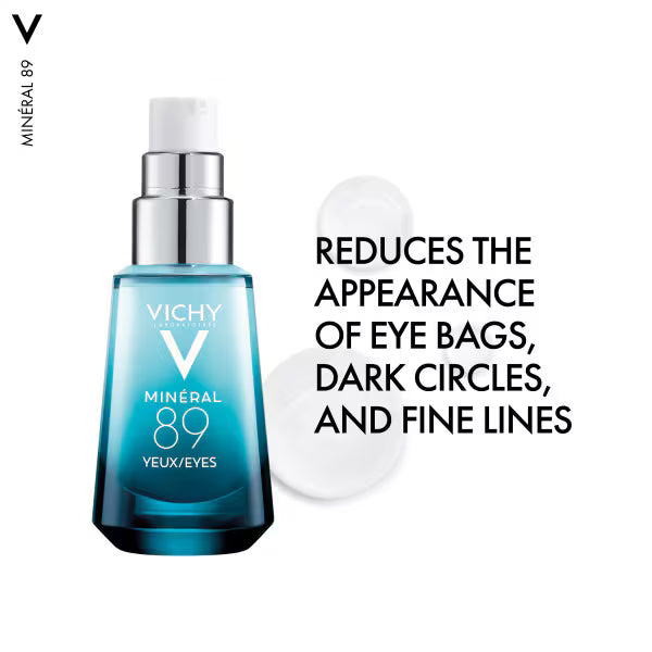 Vichy Mineral 89 eye cream with hyaluronic acid 15ml (British brand)
