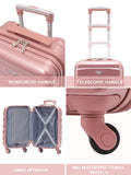 Flight Knight rose gold gloss cabin case easyJet size (British brand)